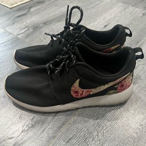 Custom Floral Nikes